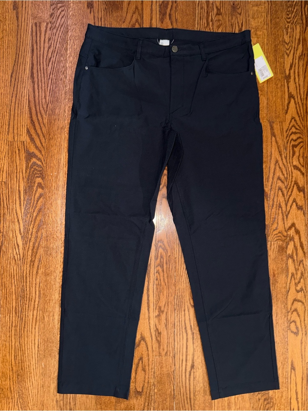 Men's Black Stretch Slim Pants